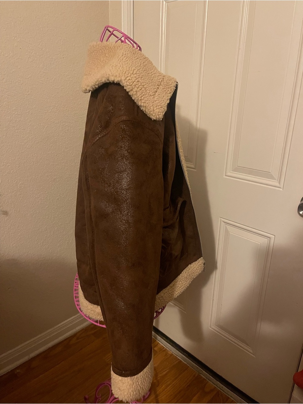 Express Women's Red Button-Front Jacket - Picture 3 of 5